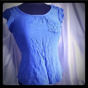 ELM Sleeveless Blouse Size Small